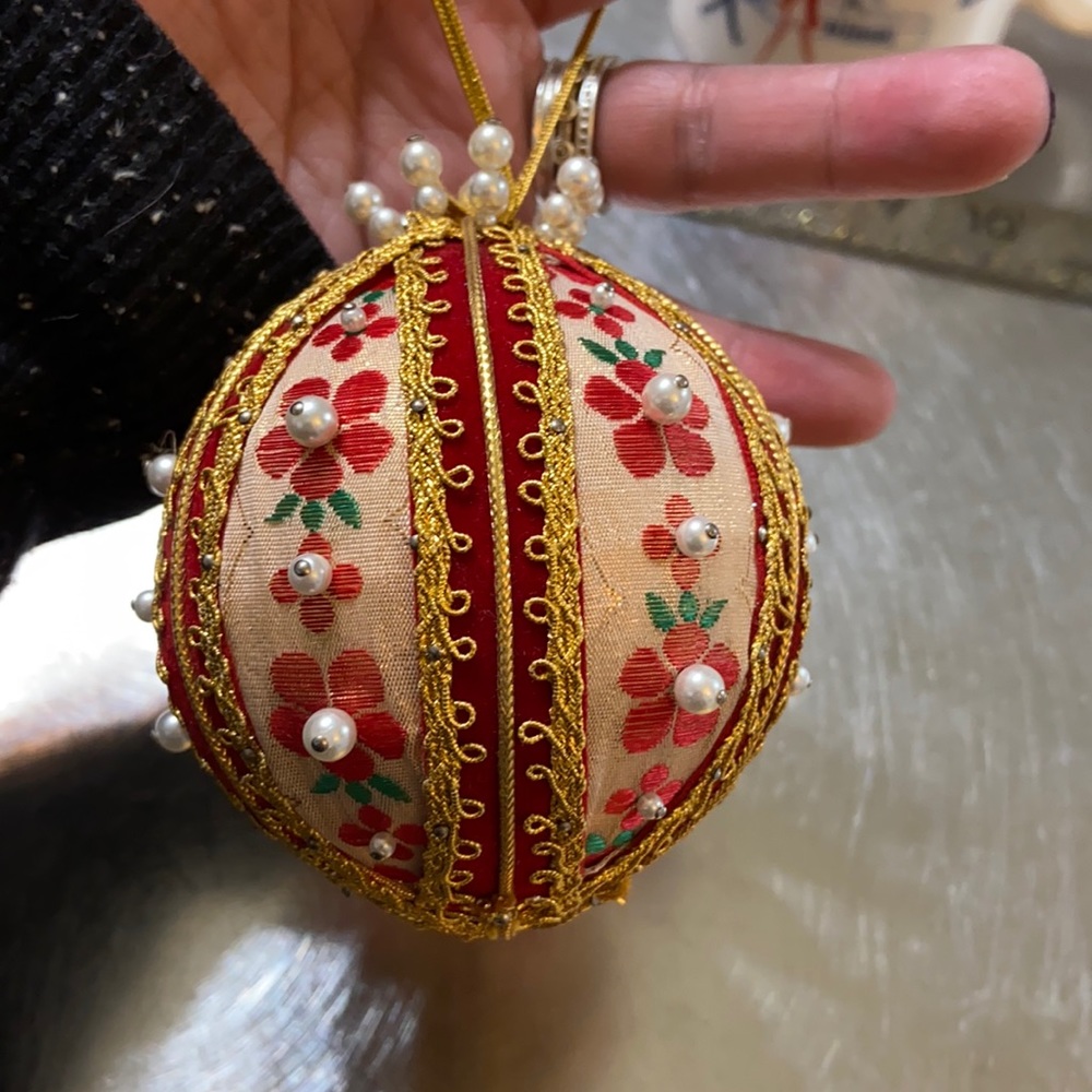 Vintage Christmas Ornament / Handcrafted